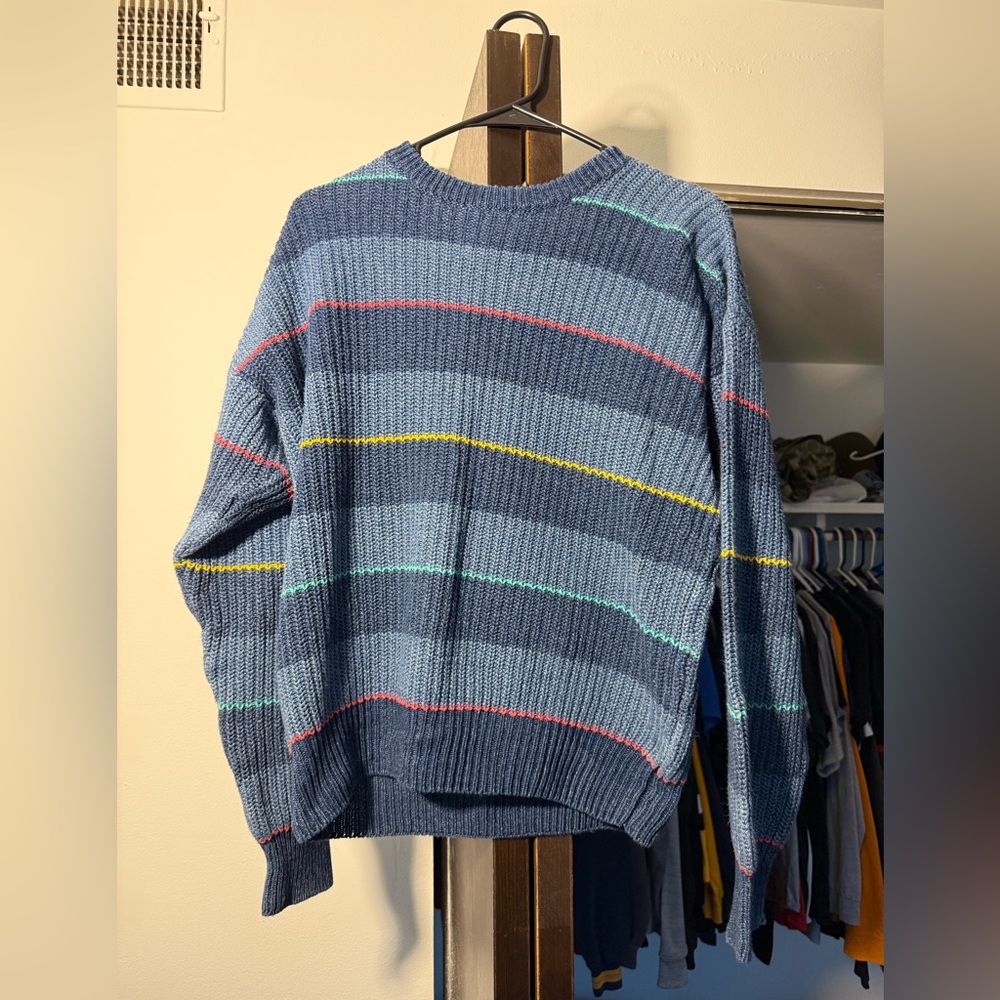Striped Blue Sweater for Men